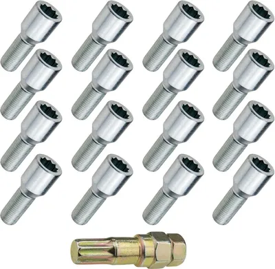 Zdjęcie produktu dla 16x śruba koła M14x1.5, TORX, 28mm, gwiazda, stożek, 10R