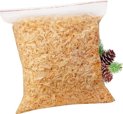 Produktbild von 500g Zirbenspäne Nachfüllpack - Die Kraft aus den Alpen - Zirben, Zirbenflocken, Nachfüllung für Zirbenkissen (Zirben-500g)