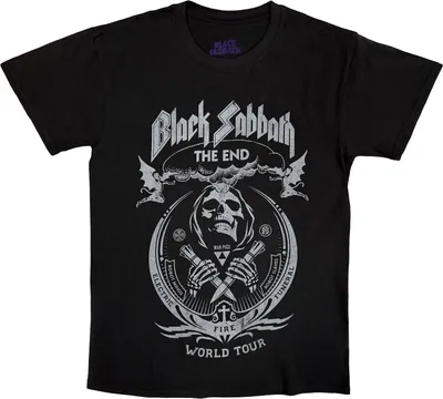 Produktbild von Black Sabbath The End Mushroom Cloud Black M T-Shirt