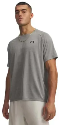 Produktbild von Under Armour Tech Textured Kurzarm-t-shirt Grau L / Regular Mann Grau L