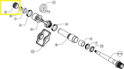 Image de Crankbrothers Embout de pédale Endkappe, Hex, noir