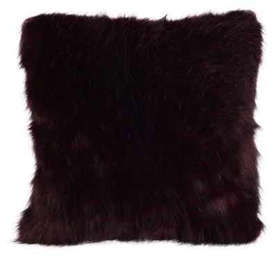 Produktbild von Fellkissen in Nerzoptik aus Polyester 45x45cm Dekokissen