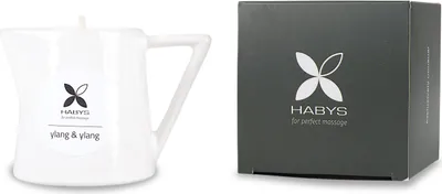 Produktbild von Habys Massagekerze Ylang-Ylang | Mit Sheabutter & Avocadoöl | Massageöl, Candle, Körperpflege, Sinnliche Massage, Spa | 110 ml