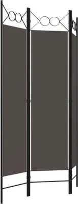 Produktbild von "im Sonderangebot" 3-tlg. Raumteiler Paravent Elegantes Design - Trennwand/Sichtschutz - Anthrazit 120x180 cm DEMöbel 2121438