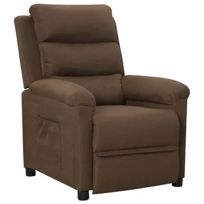 Image de Fauteuil inclinable Marron Tissu
