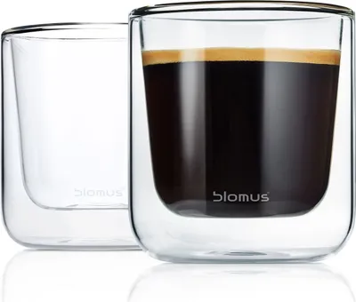 Zdjęcie produktu dla Blomus Nero, Przezroczysty, Szkło, Okrągły, 2 szt., Przezroczyste, 200 ml