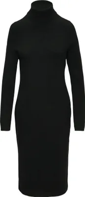 Produktbild von s.Oliver Slim Fit Kleid aus Viskosestretch mit Rollkragen und Seitenschlitzen