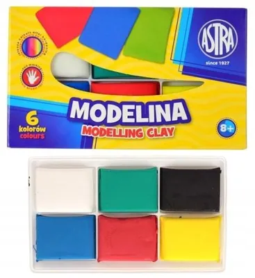 Productafbeelding van ASTRA Modelklei, 6 kleuren