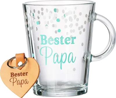 Produktbild von Ritzenhoff & Breker Teebecher-Set "BESTER PAPA" 2-teilig aus Glas