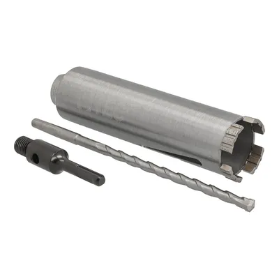Produktbild von Diamant Bohrkrone Nutzlänge 180 mm Ø 52 mm SDS plus Adapter kurz mit Zentrierbohrer