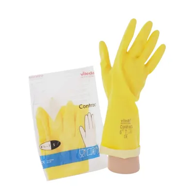 Obrázok produktu pre Latexové gumové rukavice Vileda veľkosť M