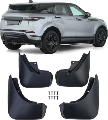 Zdjęcie produktu dla Chlapacze przód + tył czarne do Range Rover Evoque L551