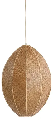Productafbeelding van Plafondlamp/Hanglamp MILATOS van Light & Living, Ø38x51 cm, bruin, hout