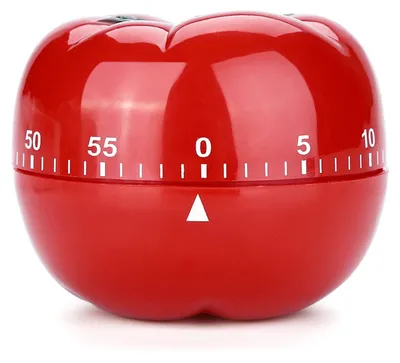 Imagen del producto de Temporizador de cocina mecánico con forma de tomate, 60 minutos, 7,2 x 5,5 cm, para la cocina
