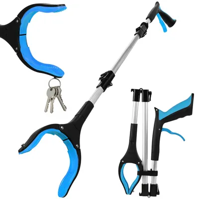 Imagen del producto de Pinza para personas mayores, 91 cm, pinza extensible para recoger basura, pinza plegable con imán