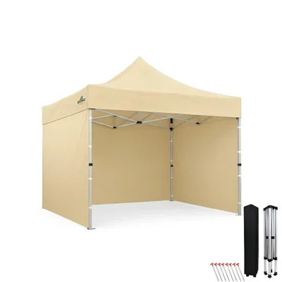 Produktbild von Faltpavillion 3x3 - Faltzelt Stahlkonstruktion + 3 Seitenwände