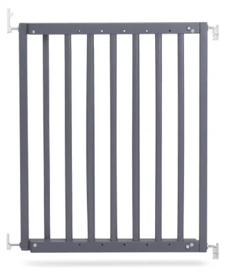 Produktbild von Safetots Robustes Holz Babygitter für Treppen, 63.5 cm - 105.5 cm, Grau