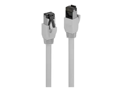 Produktbild von Lindy 47433, 1,5 m, Cat8.1, S/FTP (S-STP), RJ-45, RJ-45, Grau