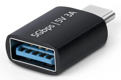 Produktbild von StarTech.com USB-C auf USB-A Adapter USB 3.2 Gen1 5Gbps Metall schwarz