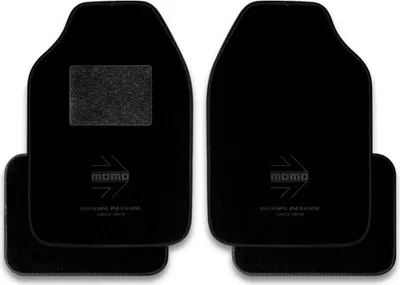 Productafbeelding van Momo universele vloermatten, model CM4BKBK, polyester, voor en achter