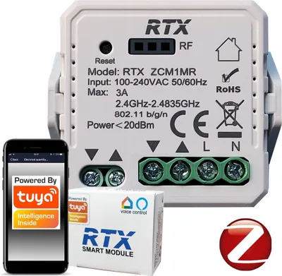 Zdjęcie produktu dla Sterownik Rolet TUYA ZigBee TUYA DOPUSZKOWY