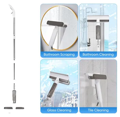 Obrázok produktu pre Čistič okien, teleskopická rúčka, efektívna špongia, BIELA