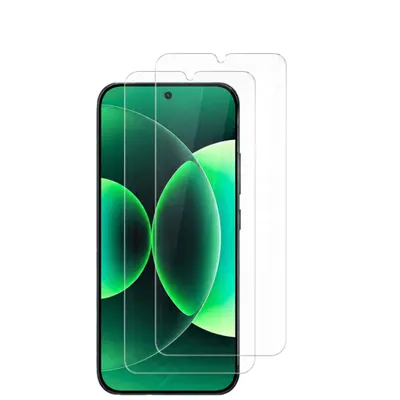 Produktbild von 2x Panzerfolie Displayschutz für Xiaomi Redmi 15 5G – 2er Pack 9H Schutzglas Displayschutzfolie gehärtetes Glas, KI-generiertes Bild