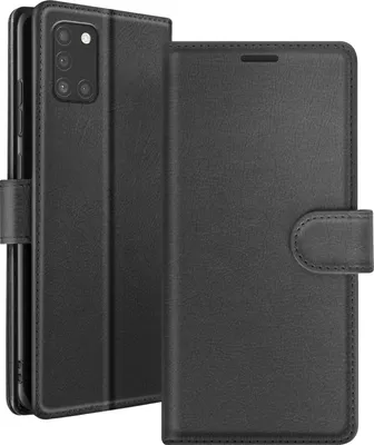 Obrázok produktu pre Zanaé, peňaženkové puzdro na Galaxy A31 so stojanom a magnetickou chlopňou, čierne