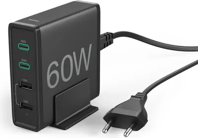 Produktbild von Hama 00210561, Drinnen, AC, 12 V, 1,2 m, Schwarz