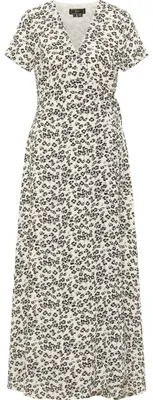 Productafbeelding van IKITA dames wikkeljurk 19222817-IK01, zwart-wit, maat S