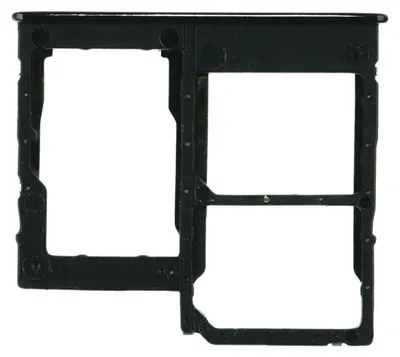 Produktbild von Samsung Galaxy A41 (SM-A415F) Sim Karten Halter Tray Fach (Black), Schwarz