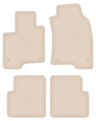 Immagine prodotto di Tappetini in moquette per Fiat Panda III 2012- (hatchback) – set 4 pezzi, beige, su misura – Wielganizator FORTUNA