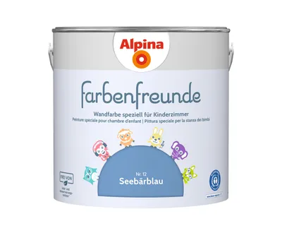 Produktbild von Alpina Farbenfreunde Nr. 12 seebärblau 2,5 L matt