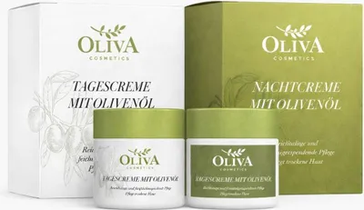 Produktbild von Oliva Tagescreme+Nachtcreme mit Olivenöl (50ml+50 ml)