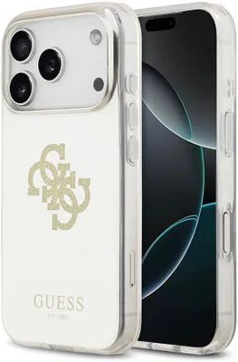 Zdjęcie produktu dla Etui GUESS na tył iPhone'a 17 Pro w kolorze złotym