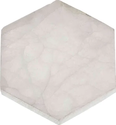 Produktbild von Selenit Sechseck Platte 12x10,5cm – Ideal für Heilsteine & dekorative Zwecke