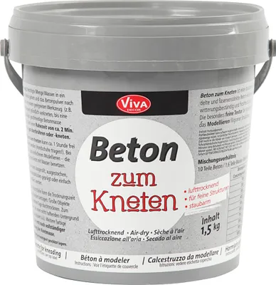 Obrázek produktu pro Viva Decor940500098VE01 ViVA DECOR Beton na hnětení, 1,5 kg kbelík