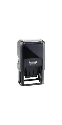 Produktbild von trodat Datumstempel Printy-Dater 66306 41x24mm GEBUCHT gr/sw