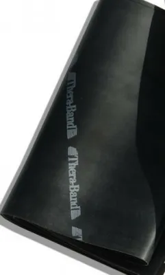 Immagine prodotto di Thera-Band Gomma di rinforzo 12,5 cm x 2 m, nero