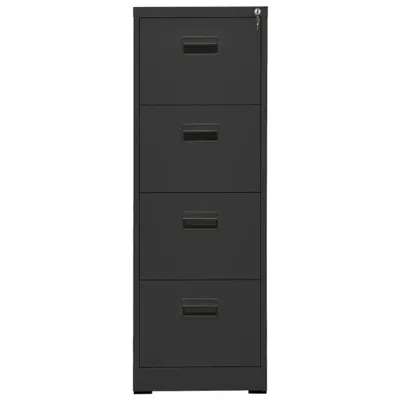 Image de vidaXL Armoire à dossiers Anthracite 46x62x133 cm Acier