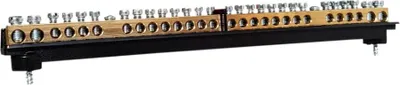 Immagine prodotto di Terminale PE/N con supporto (nel quadro di distribuzione) 12 moduli Marlanvil 1006.12 0698