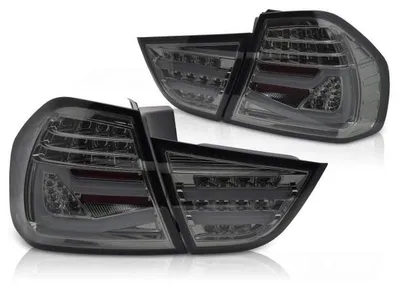 Produktbild von Voll-LED-Lightbar-Rückleuchten passend für BMW E90 LCI (2008–2012), Smoke