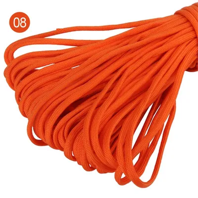 Produktbild von 30m Farbe-8 Orange MicroCord Paracord Schnüre Nylonleine 2 mm