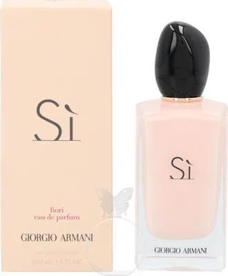 Produktbild von Giorgio Armani Sì Fiori, Frauen, 100 ml, Nicht nachfüllbare Flasche, Schwarze Johannisbeere, Mandarine, Neroli, Moschus, Vanille