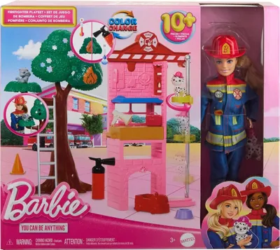 Image de Barbie Firefighter Play Set - Poupée Barbie