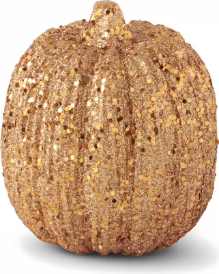 Produktbild von Glitzer Kürbis als Deko an Halloween