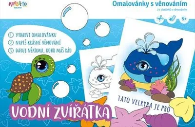 Obrázok produktu pre Vodné zvieratá / Omaľovánky s venovaním
