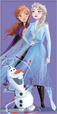 Produktbild von Frozen Badetuch Handtuch Strandtuch 70 x 140 cm