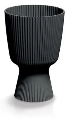 Zdjęcie produktu dla Doniczka MILLY ROUND 14,6 cm - Kolor: antracytowy