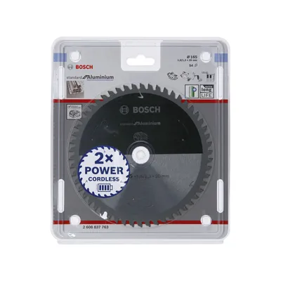 Zdjęcie produktu dla Bosch 2 608 837 763, Aluminium, Metale nieżelazne, 16,5 cm, 2 cm, 1,3 mm, 9500 RPM, 1,8 mm